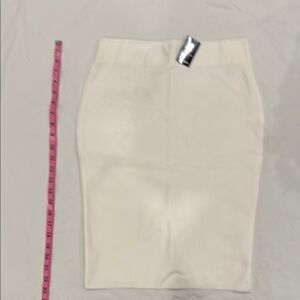 Cream bandage skirt